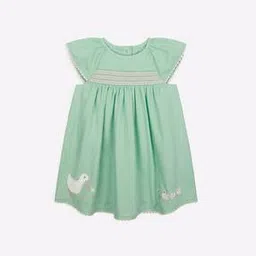 A-line Dress with Embroidery-image-54