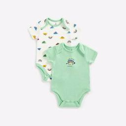 Pack of 2 Printed Bodysuits-image-14