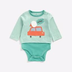 Mock Bodysuit with Car Patchwork-picture-24