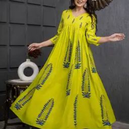 Women Paisley Print Anarkali Kurta-image-43