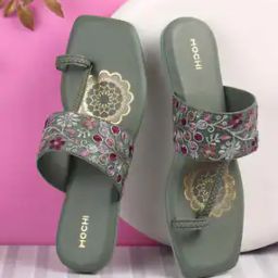 Open-Toe Slip-On Flat Sandals-image-75