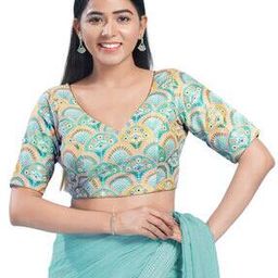 Women Embroidered Back-Open Blouse-picture-49