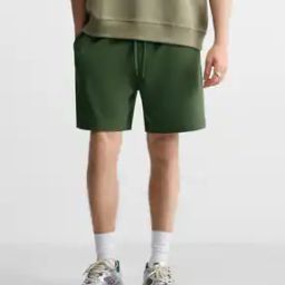 Men Regular Fit Bermudas with Drawstring Waist-picture-13