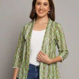 Printed Open-Front Shrug-18