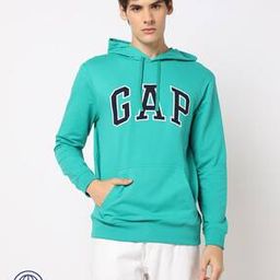 Logo Print Regular Fit Hoodie-image-81