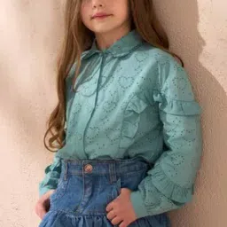 angel & rocket Women Full-Sleeves Spread-Collar Top-picture-12