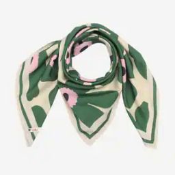Floral Print Polyester Scarf-picture-22