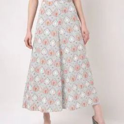 Printed Palazzos with Semi-Elasticated Waist-picture-39