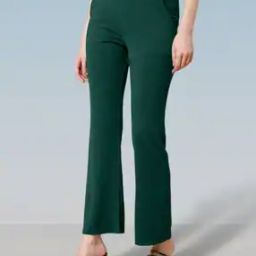 fithub Women Boot Fit Flat-Front Pants-picture-28