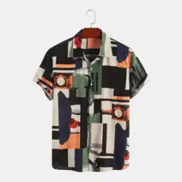 Men Regular Fit Shirt with Spread Collar-image-11
