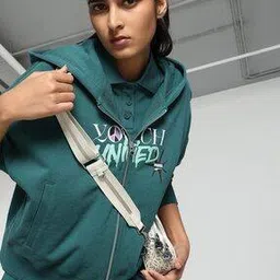 puma Typographic Print Oversized Zip-Front Hooded Jacket-picture-15