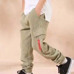 Boys Checked Mid-Rise Joggers with Drawstring-Waist-picture-0