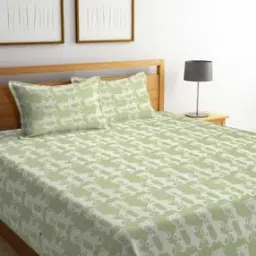All-Over Print King Size Bedcover with Pillow Covers-image-40