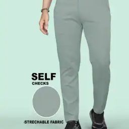 Men Mid-Rise Relaxed Fit Flat-Front Trousers Men Mid-Rise Relaxed Fit Flat Front Trousers-image-69