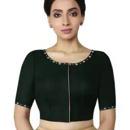 Front-Open Blouse with Embroidery-27
