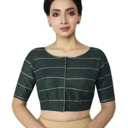 rene Striped Front-Open Blouse-picture-6