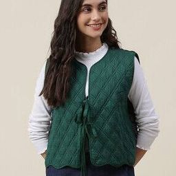 Quilted Sleeveless Jacket-33