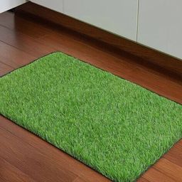 cread craft Artificial Grass Doormat image 1