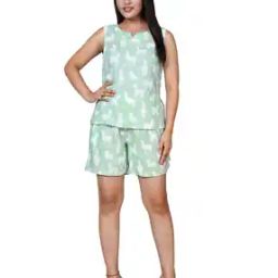 Women Graphic Crop Top & Shorts Co-Ord Sets-image-44