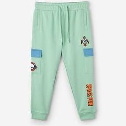 Boys Graphic Regular Fit Joggers with Insert Pockets-picture-4
