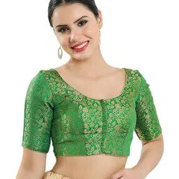 Floral Woven Front-Open Blouse-45