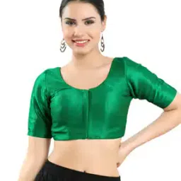 Front-Open Blouse with Dori Tie-Up-picture-8