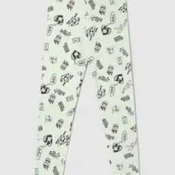 Girls Printed Skinny Fit Leggings-picture-47