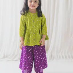 Girl Printed Pants & Top Set-image-27
