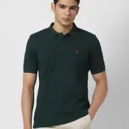 Men Regular Fit Polo T-Shirt with Patch Pocket-image-2
