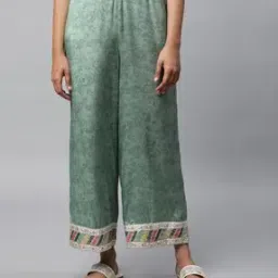Printed Palazzo with Semi-Elasticated Waist-picture-16