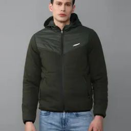 Bomber Jacket with Zip Front Closure-image-4