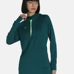 Logo Print Hoodie with Kangaroo Pocket-picture-36