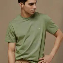 Crew-Neck T-Shirt with Logo Embroidery-image-7