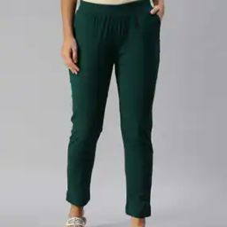Women Pants with Elasticated Waist-image-69