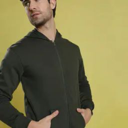 Zip-Front Hoodie with Insert Pockets-image-26