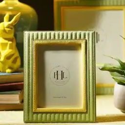 Stitched Faux Leather Photo Frame-34