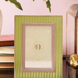 Stitched Faux Leather Photo Frame-51