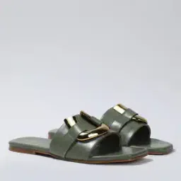fyre rose Slip-On Sandals with Metal Accent-picture-18