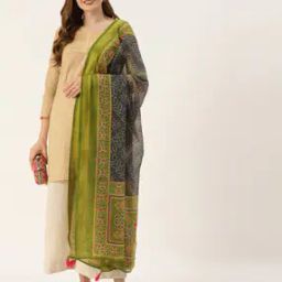 Printed Dupatta with Tassels-44