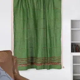 Handloom  Cotton Khesh Kantha Window Curtain-28