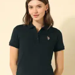 u.s. polo assn. Women Polo T-Shirt with Collar Neck-picture-13