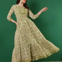 Women Embroidered Flared Kurta-picture-19