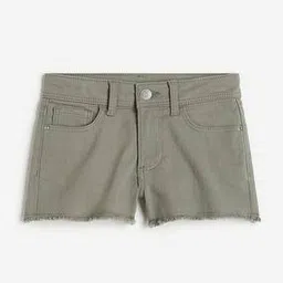 Girls Twill Slim Fit Shorts-picture-20