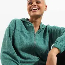 Zip-Front Hoodie with Slips Pockets-image-16
