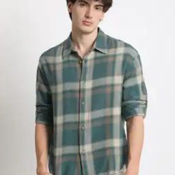 Men Checked Relaxed Fit Shirt-picture-17