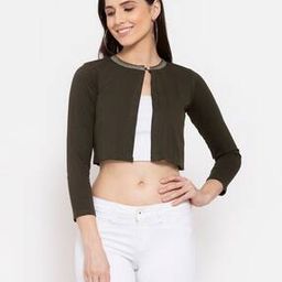 Solid Full Sleeves Shrug-39