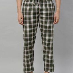 Checked Pyjamas with Tie-Up-image-61