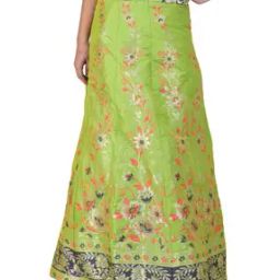 Women Floral Print Flared Skirt-picture-42