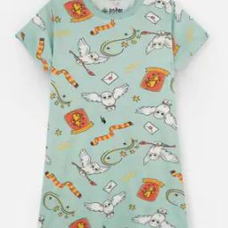 Girl Printed A-Line Dress-image-41