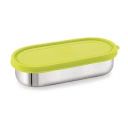 Stainless Steel Oval-Shaped Lunch Box-image-51